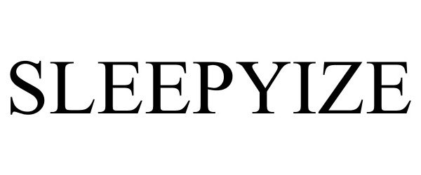 Trademark Logo SLEEPYIZE
