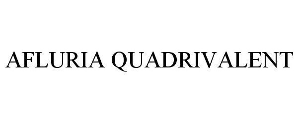 Trademark Logo AFLURIA QUADRIVALENT