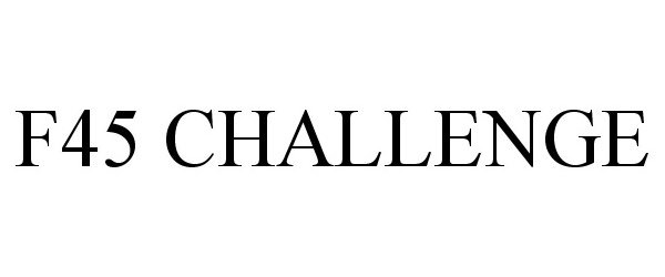  F45 CHALLENGE