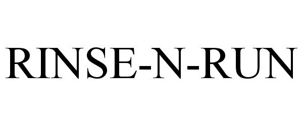 Trademark Logo RINSE-N-RUN