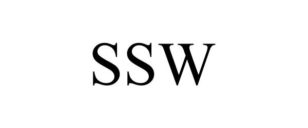 Trademark Logo SSW