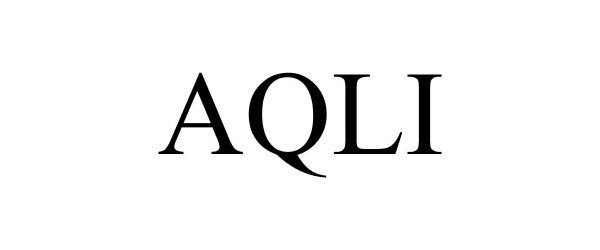 Trademark Logo AQLI