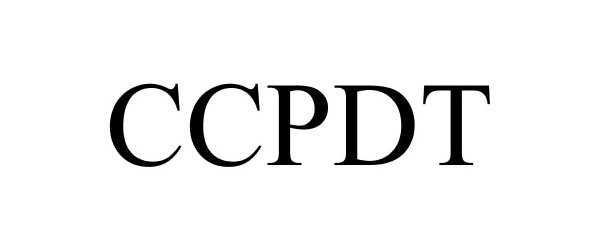 Trademark Logo CCPDT