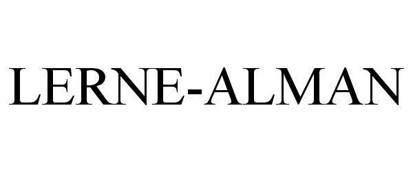 Trademark Logo LERNE-ALMAN