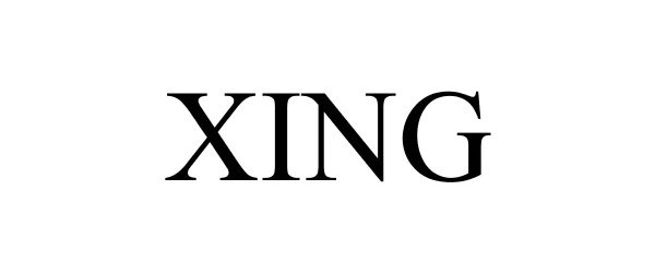 Trademark Logo XING