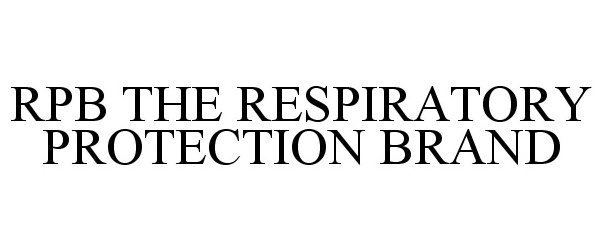  RPB THE RESPIRATORY PROTECTION BRAND