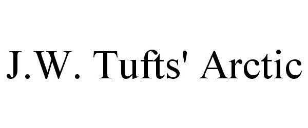  J.W. TUFTS' ARCTIC