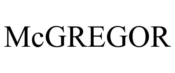 Trademark Logo MCGREGOR