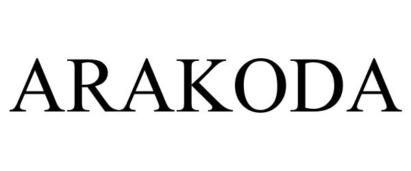 Trademark Logo ARAKODA