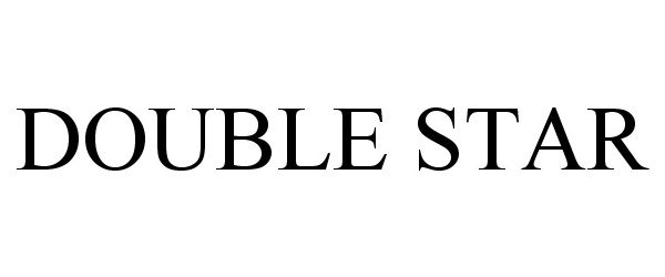Trademark Logo DOUBLE STAR