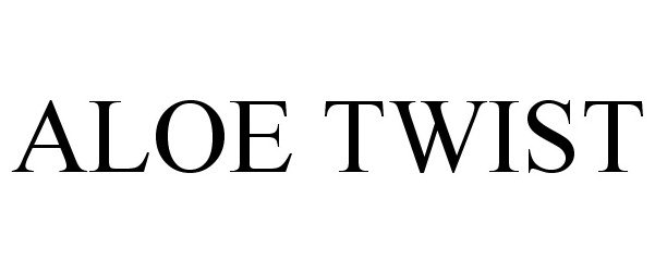 Trademark Logo ALOE TWIST