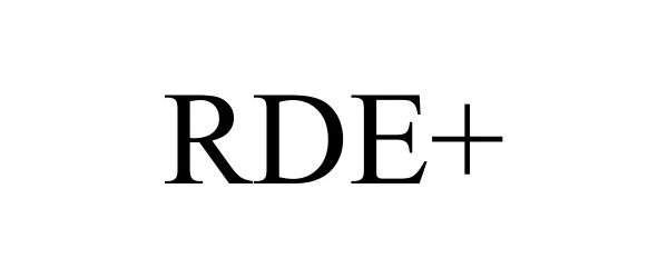 Trademark Logo RDE+