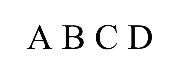 Trademark Logo A B C D