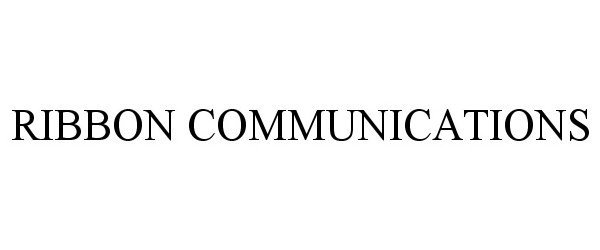 Trademark Logo RIBBON COMMUNICATIONS