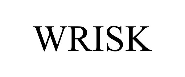 Trademark Logo WRISK