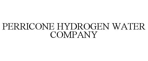  PERRICONE HYDROGEN WATER COMPANY