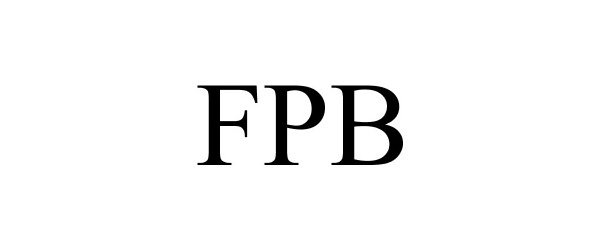 Trademark Logo FPB