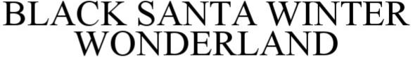 Trademark Logo THE BLACK SANTA WINTER WONDERLAND