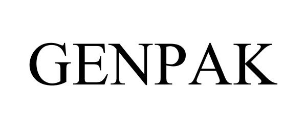 Trademark Logo GENPAK