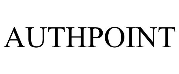 Trademark Logo AUTHPOINT