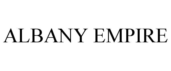 Trademark Logo ALBANY EMPIRE