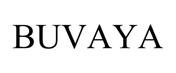 Trademark Logo BUVAYA