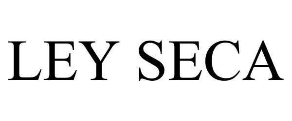 Trademark Logo LEY SECA