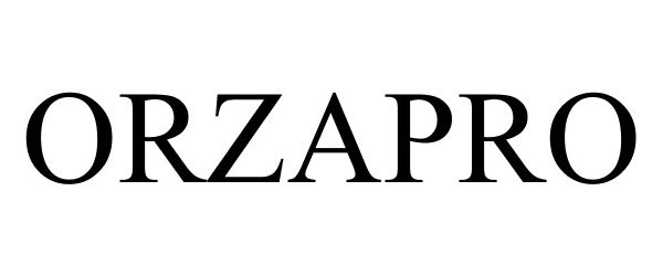 Trademark Logo ORZAPRO