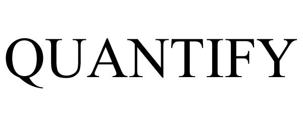 Trademark Logo QUANTIFY