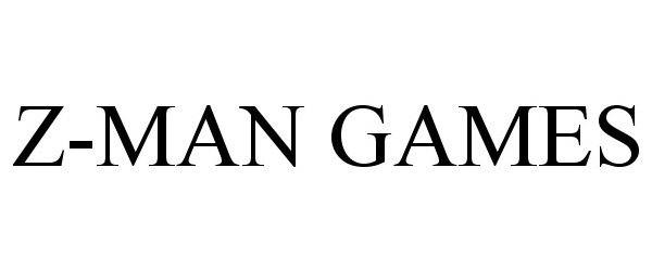 Trademark Logo Z-MAN GAMES