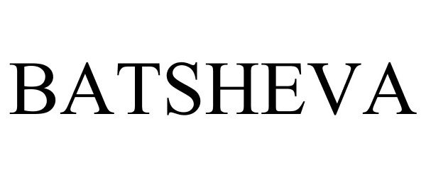 Trademark Logo BATSHEVA