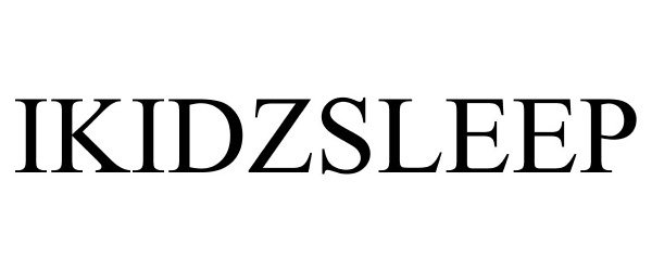 Trademark Logo IKIDZSLEEP