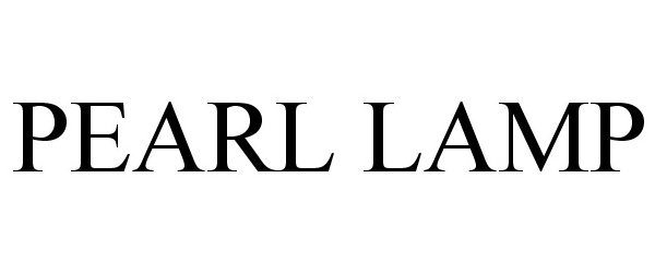 Trademark Logo PEARL LAMP