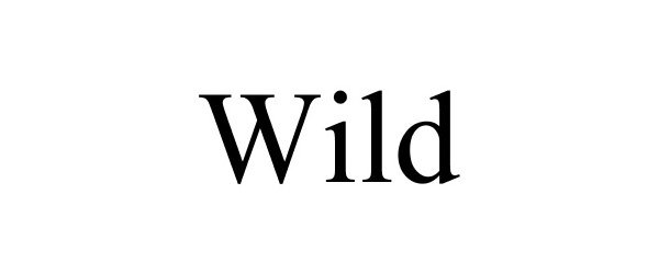 Trademark Logo WILD