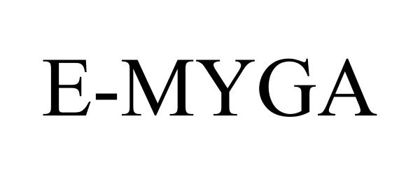Trademark Logo E-MYGA