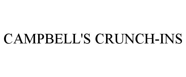  CAMPBELL'S CRUNCH-INS