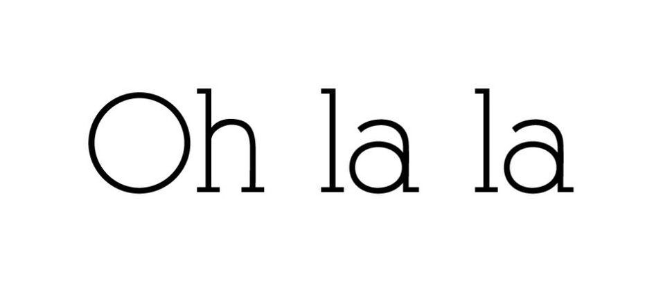 Trademark Logo OH LA LA