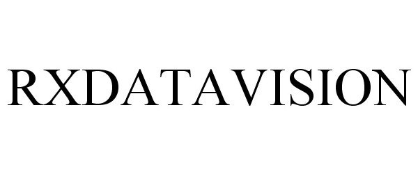 Trademark Logo RXDATAVISION