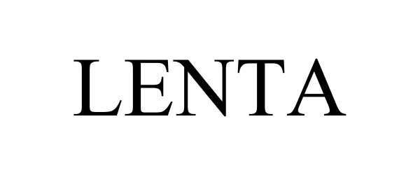 Trademark Logo LENTA