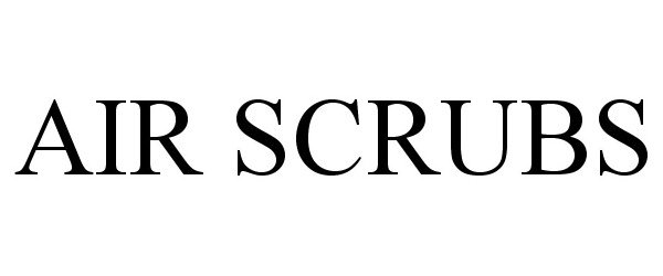 Trademark Logo AIR SCRUBS