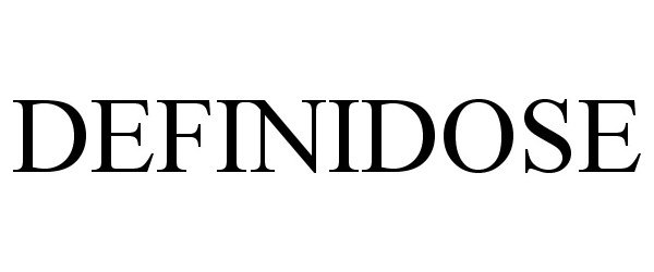 Trademark Logo DEFINIDOSE