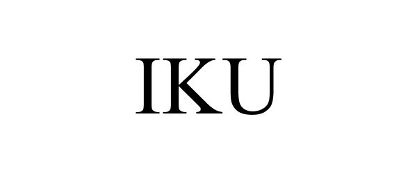 Trademark Logo IKU