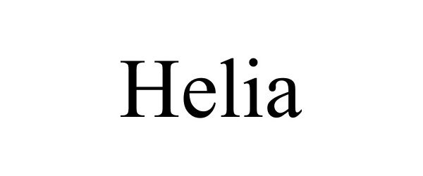 Trademark Logo HELIA