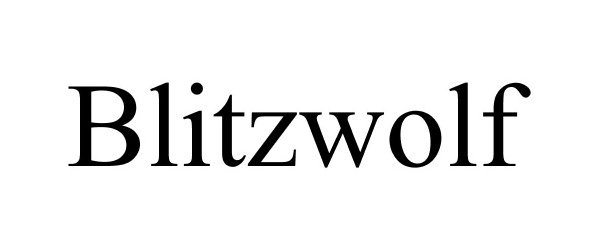 Trademark Logo BLITZWOLF