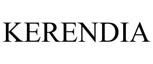Trademark Logo KERENDIA