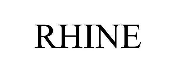 Trademark Logo RHINE