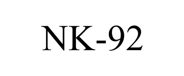 Trademark Logo NK-92