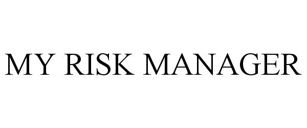  MY RISK MANAGER