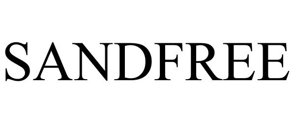 Trademark Logo SANDFREE