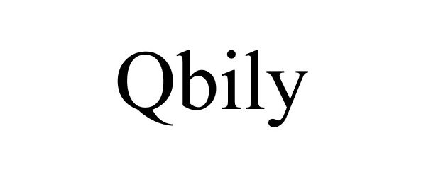 Trademark Logo QBILY